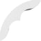 Ekena Millwork 5-in. W x 12-in. D x 12-in. H Ozark Architectural Grade PVC Knee Brace BRCP05X12X12OZK - alternate 4